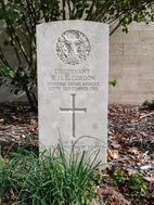 William Eagleson Gordon's commonwealth grave