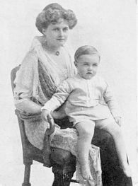 Emily Katherine Blair and her son Colin. 1914